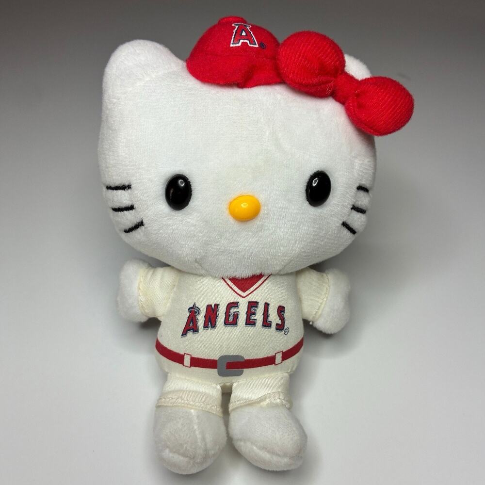 Los Angeles Angels Hello Kitty Plush Sanrio 6” Official MLB LA 2016 - READ